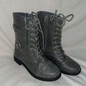 Rue 21 Grey Combat Boots🪖